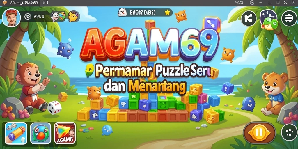 Tampilan gameplay AGAM69 dengan tantangan puzzle menarik.