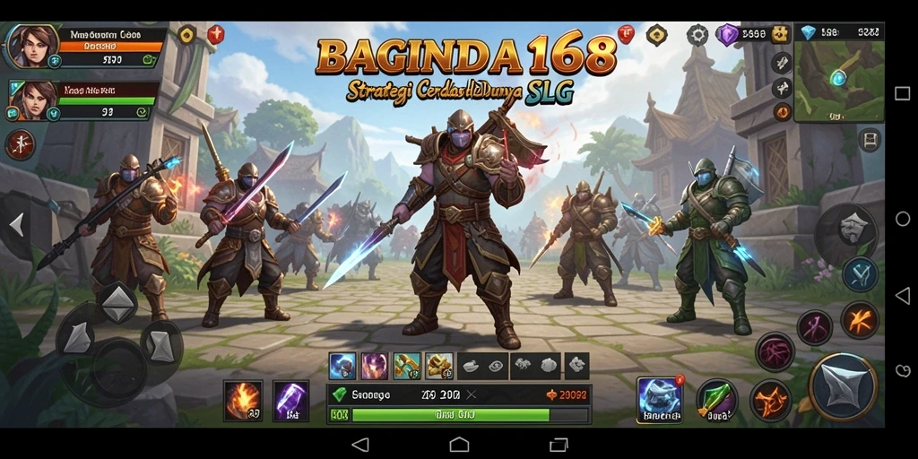 Screenshot gameplay BAGINDA168 menampilkan pertempuran yang seru dan strategi cerdas.