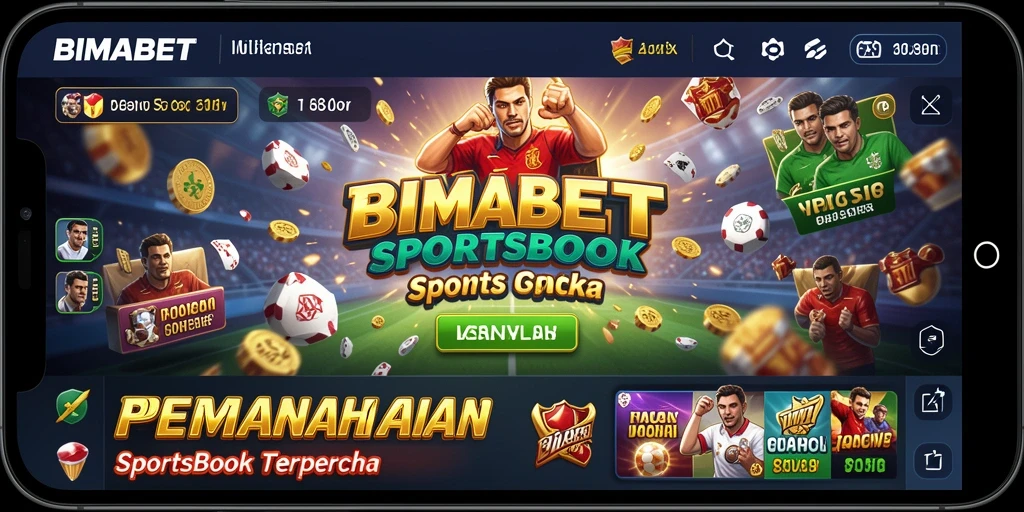 Tampilan gameplay Sportsbook yang menarik dan interaktif.
