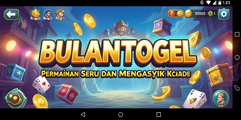 Tangkapan layar gameplay BULANTOGEL yang penuh warna dan menarik.
