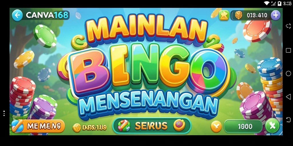 Screenshot gameplay CANVA168 menampilkan keseruan bermain Bingo.