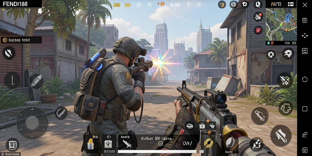 Tampilan seru gameplay TPS di FENDI188