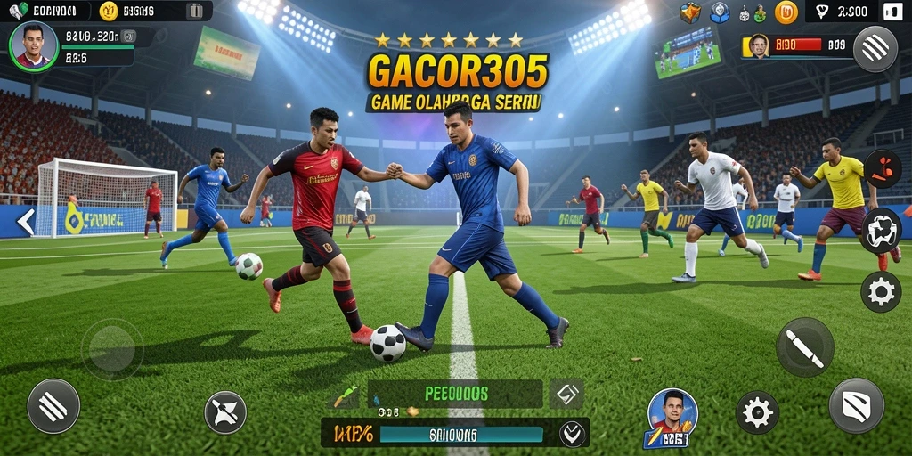 Screenshot gameplay GACOR305 yang menampilkan aksi seru dalam olahraga.