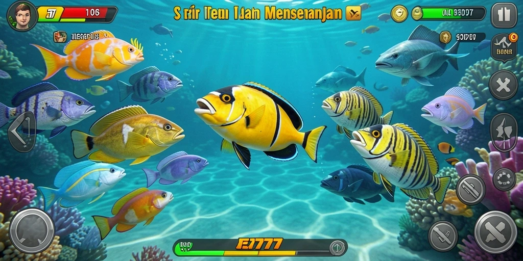 Gameplay seru menembak ikan dalam JELAS777 yang penuh warna.
