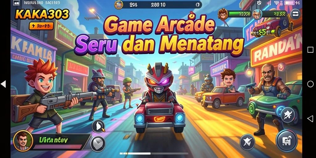 Tampilan gameplay KAKA303 yang penuh aksi dan tantangan menarik.