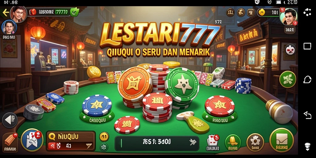 Gameplay seru QiuQiu di LESTARI777.