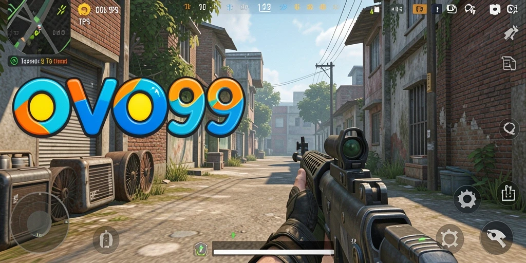 Tampilan gameplay seru dan menegangkan di OVO99.