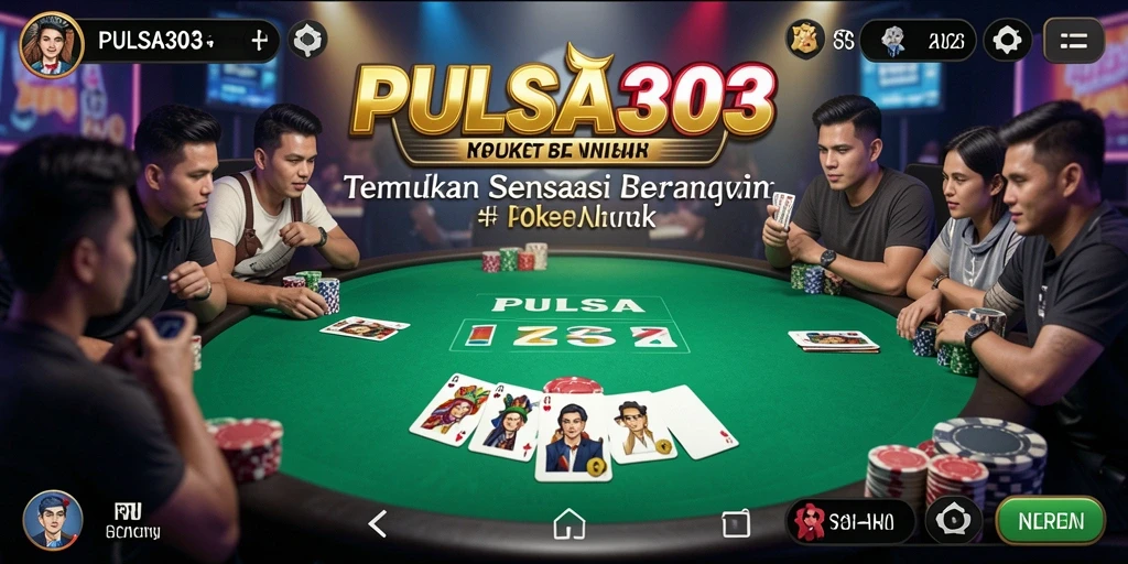 Screenshot gameplay Poker yang mendebarkan di PULSA303.