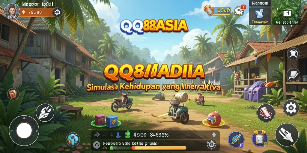Gameplay QQ88ASIA yang menampilkan simulasi kehidupan yang mendalam.
