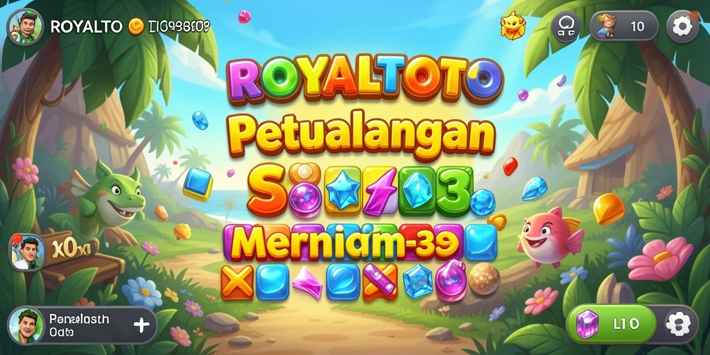 Screenshot gameplay ROYALTOTO menampilkan kombinasi simbol yang menarik.